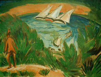 Sailboats in a Storm